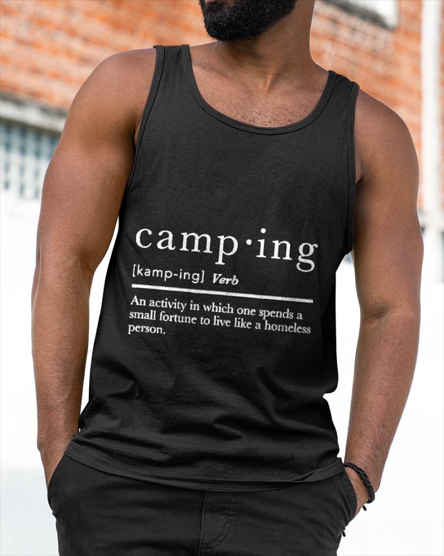 Funny Camping Shirts for Men Women Definition Camp T-Shirt