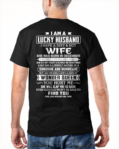 DECEMBER - I AM A LUCKY HUSBAND I HAVE A SEXY & HOT WIFE  - FROM WIFE - NINA12 (SKU12-316-12)