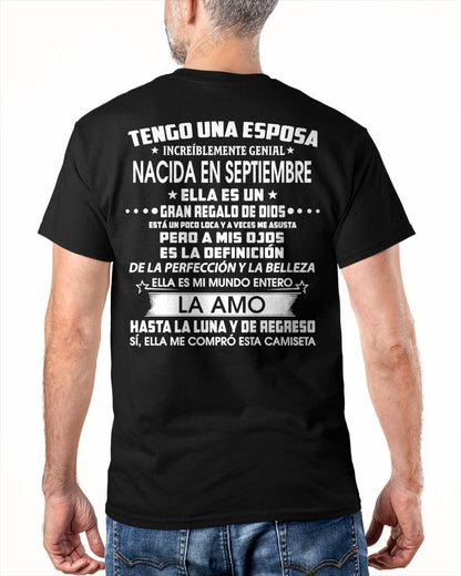 SEPTIEMBRE - TENGO UNA ESPOSA INCREÍBLEMENTE GENIAL - Regalo especial para tu novio o esposo - NINA09 (SKU2605-286-09)