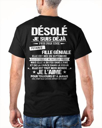 SEPTEMBRE – DÉSOLÉ, JE SUIS DÉJÀ PRIS PAR UNE FILLE VRAIMENT GÉNIALE – DE LA PART DE MA FEMME - FR09 / NINA09 (SKU26T-01140-09)