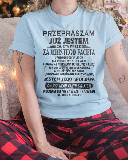 Lipiec – Wspaniały facet urodzony w lipcu – Specjalny prezent dla twojej dziewczyny – POL/NINA07 (SKU05-11-07)