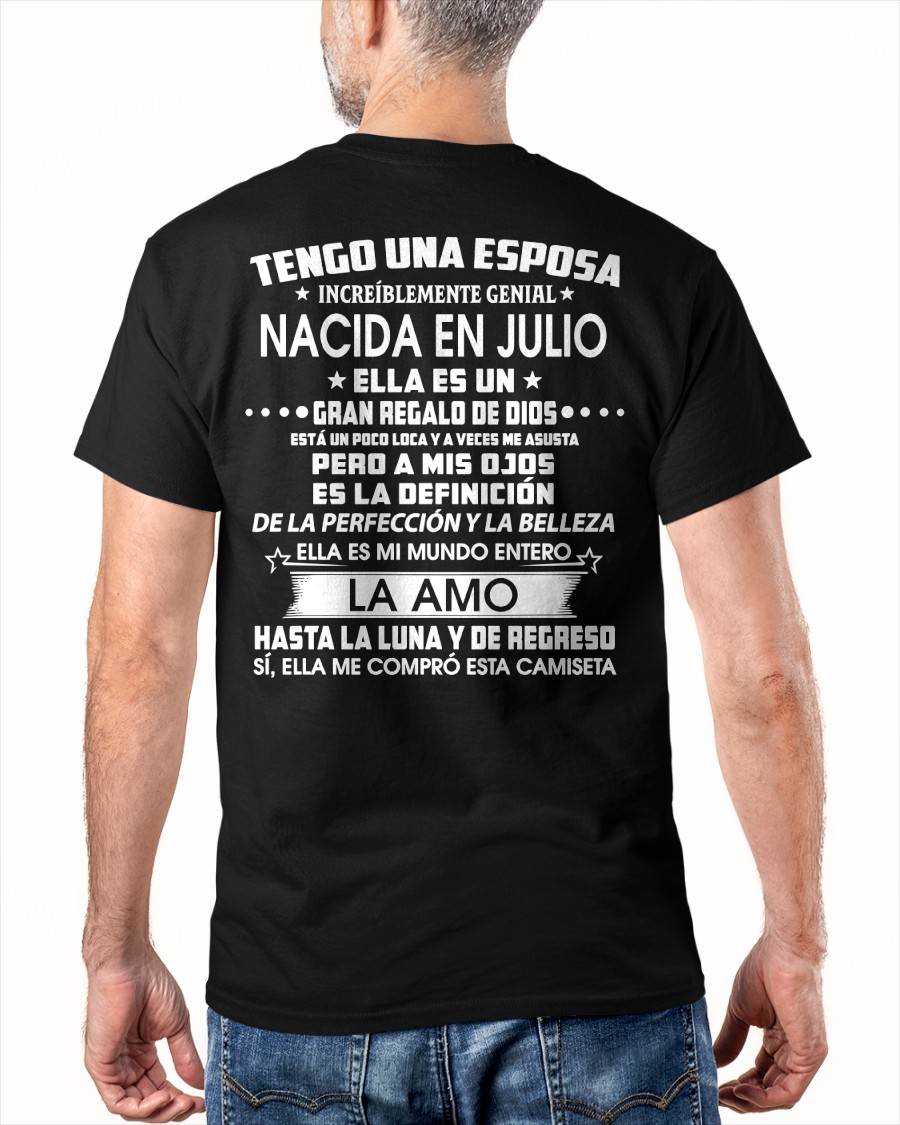 JULIO - TENGO UNA ESPOSA INCREÍBLEMENTE GENIAL - Regalo especial para tu novio o esposo - NINA07 (SKU2605-286-07)