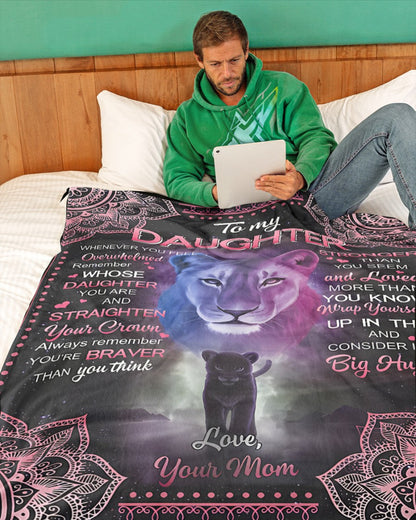 Special Gift For Your Daughter Blanket - From Mom (SKUB11-04) FULL