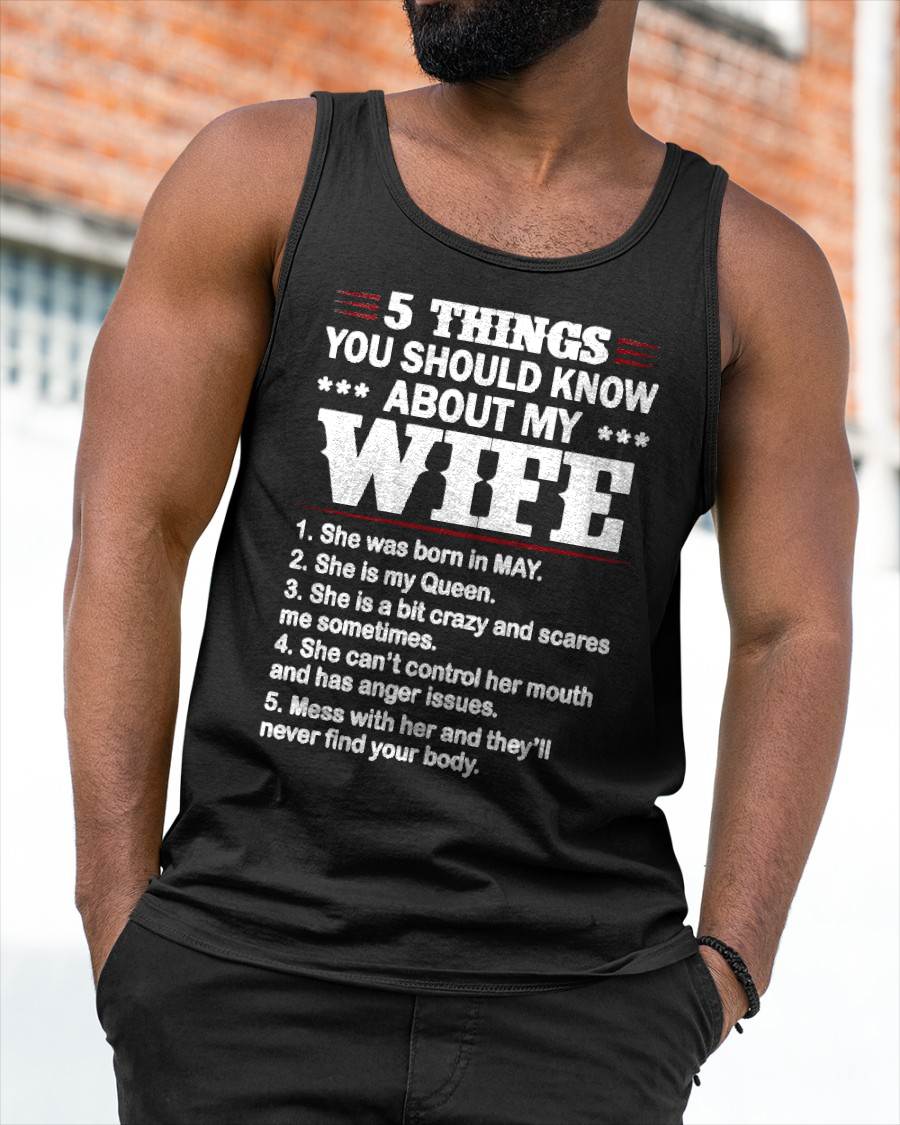 MAY - 5 THINGS YOU SHOULD KNOW ABOUT MY WIFE - FROM WIFE - NINA05 (SKU2605-131-05)