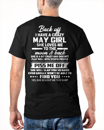 MAY - PISS ME OFF SHE WILL SLAP YOU SO HARD EVEN GOOGLE WON'T BE ABLE TO FIND YOU - FROM WIFE - NINA05 (SKU2603-18-05)