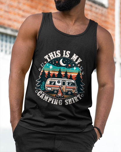 Funny Camper Hiking Nature Shirt This is My Camping Shirt T-Shirt