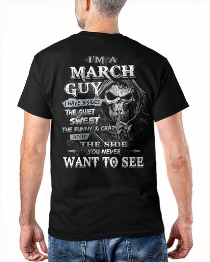 MARCH - I HAVE 3 SIDES THE QUIET & SWEET THE FUNNY & CRAZY - MAN TEE - NINA03 (SKU07-60-03)