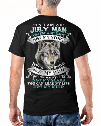 JULY - YOU NOTICE MY CUTS NOT MY SCARS YOU CAN READ MY LIPS NOT MY MIND - MAN TEE - NINA07 (SKU26T-01182-07)