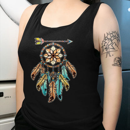 Native American T-Shirts, Vintage Native American Unisex T-Shirt/Hoodie/Sweatshirt HLT00 - Dream Catcher White Buffalo Native American Boho vibe T-Shirt