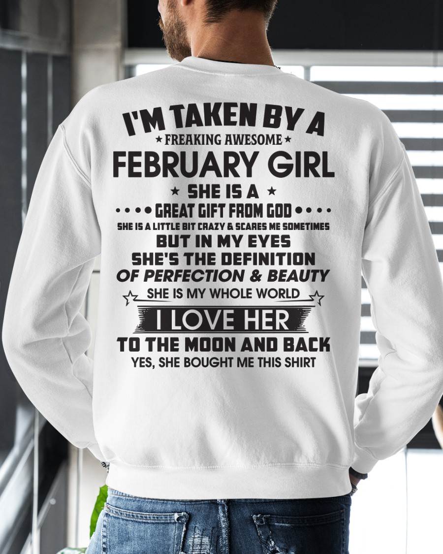 FEBRUARY - SHE IS A GREAT GIFT FROM GOD - FROM WIFE - NINA02 (SKU2602-30-02)