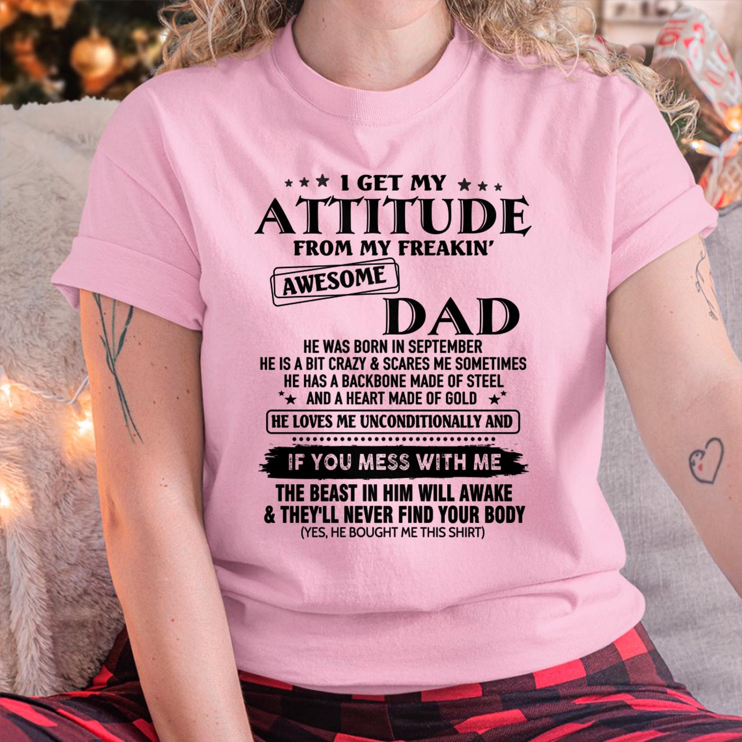 September - Gift For Son and Daughter From Dad - NINA09 - (SKU-TDADC-09)