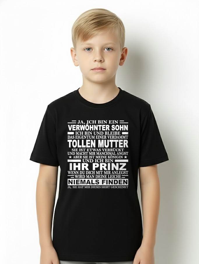 JA, ICH BIN EIN VERWÖHNTER SOHN – Das perfekte Geschenk für deinen Sohn (SKU2610-96)