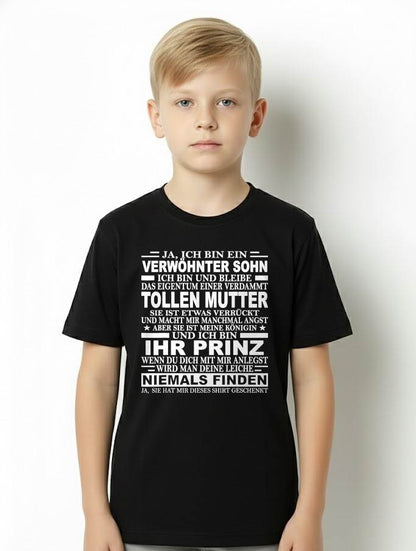 JA, ICH BIN EIN VERWÖHNTER SOHN – Das perfekte Geschenk für deinen Sohn (SKU2610-96)