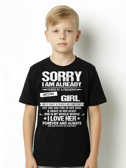 SORRY I AM ALREADY TAKEN BY A FREAKING AWESOME GIRL - FROM WIFE - NINA00 (SKUNINA - T01-00)