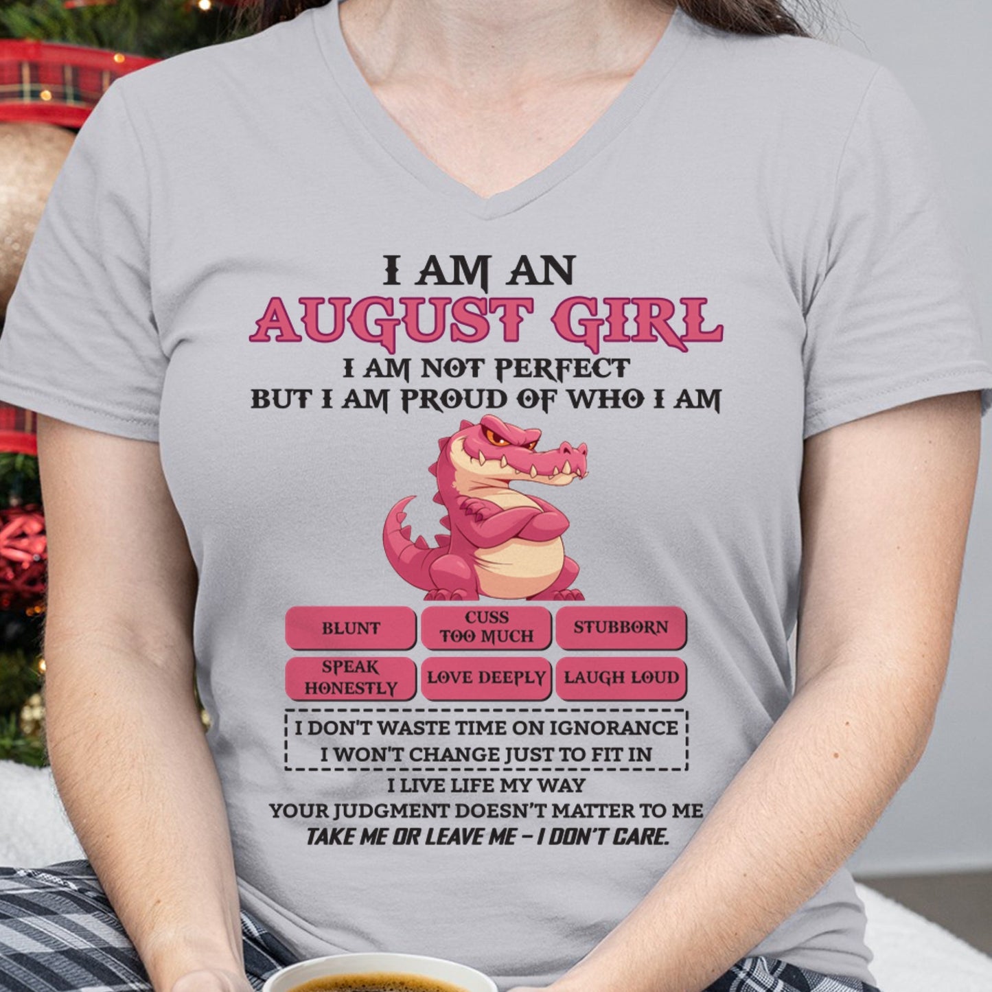 August Girl Shirt – Birthday Gift for Women - NINA08 FMA (SKU10-80-08)
