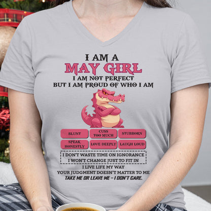 May Girl Shirt – Birthday Gift for Women - NINA05 FMA (SKU10-80-05)