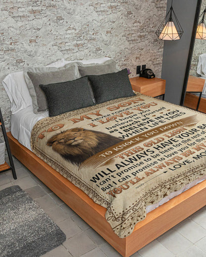 Special Gift For Your Son Blanket - From Mom (SKUB07-141)